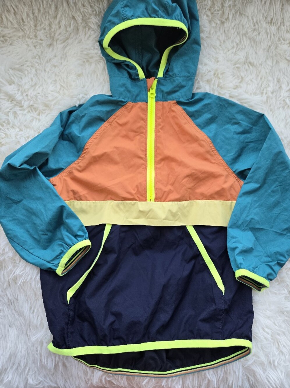 Sweet Pastel Colorblock Windbreaker XS (4)